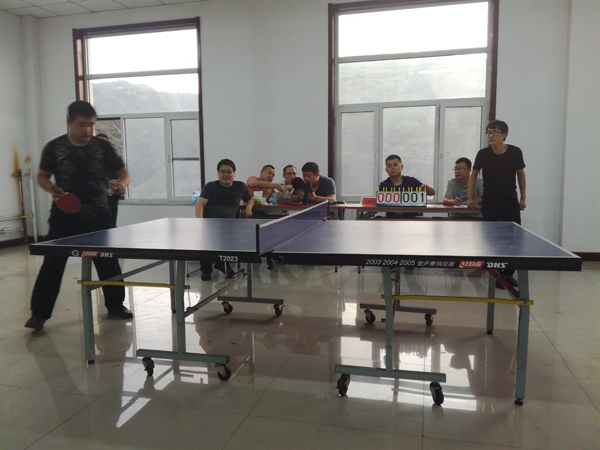 神達惠安煤業員工風采之乒乓球比賽