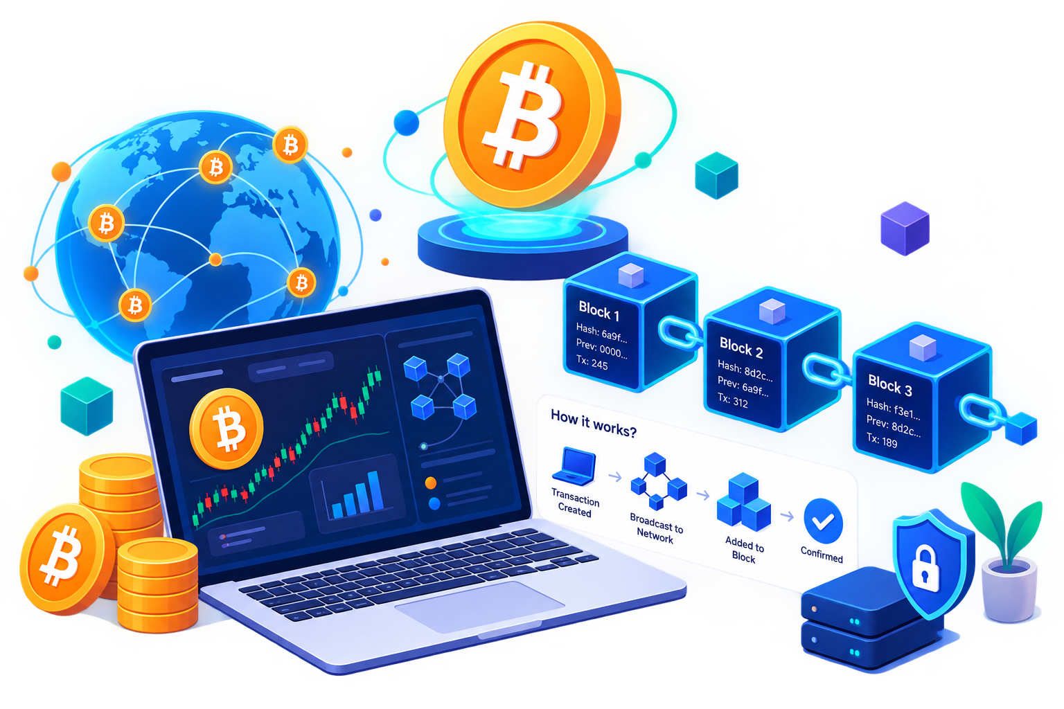 Bitcoin & The Blockchain Architecture
